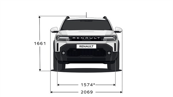 Dimensions - Renault Duster