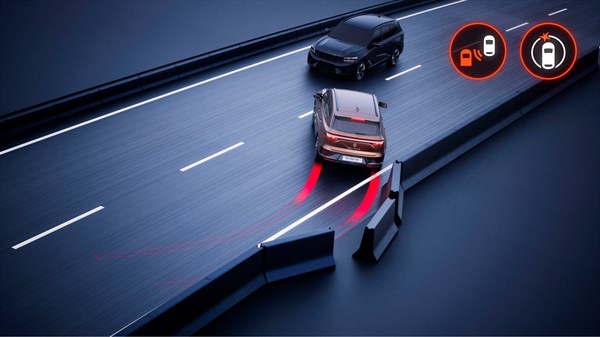 Renault Koleos - multi collision brake